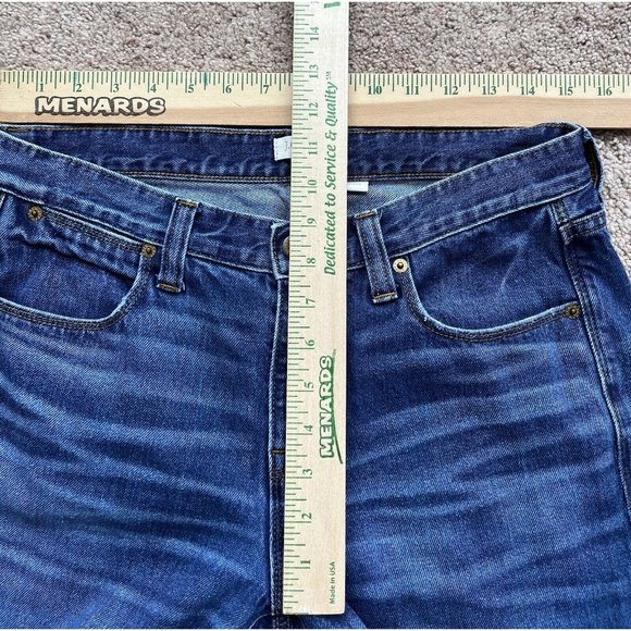J Crew Womens Jeans 27 Blue Distressed Mid Rise Skinny Denim Bottom - Picture 5 of 8